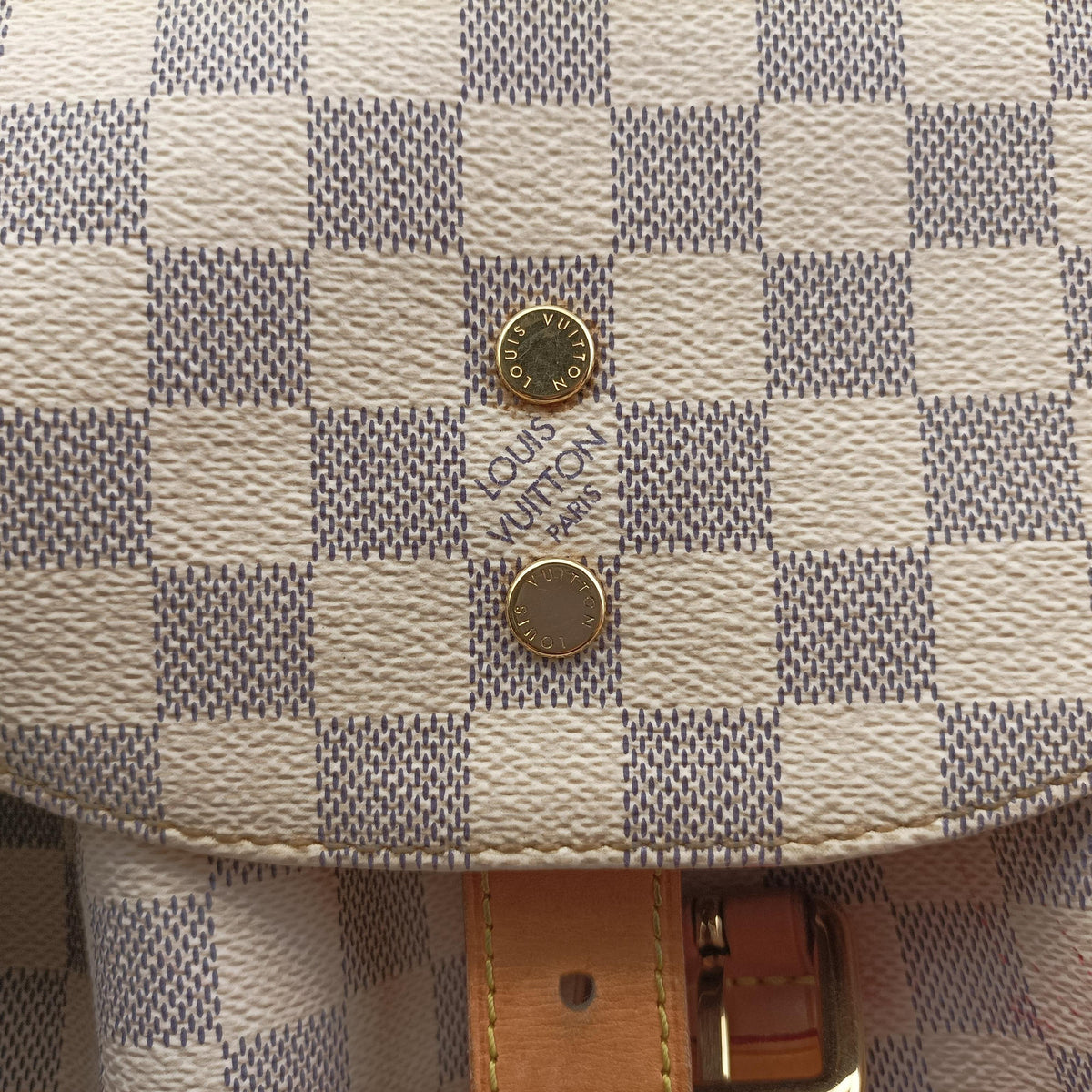Pre-owned Louis Vuitton SPERONE　 Azur Damier Canvas N41578 backpack/rucksack | stylenewstar