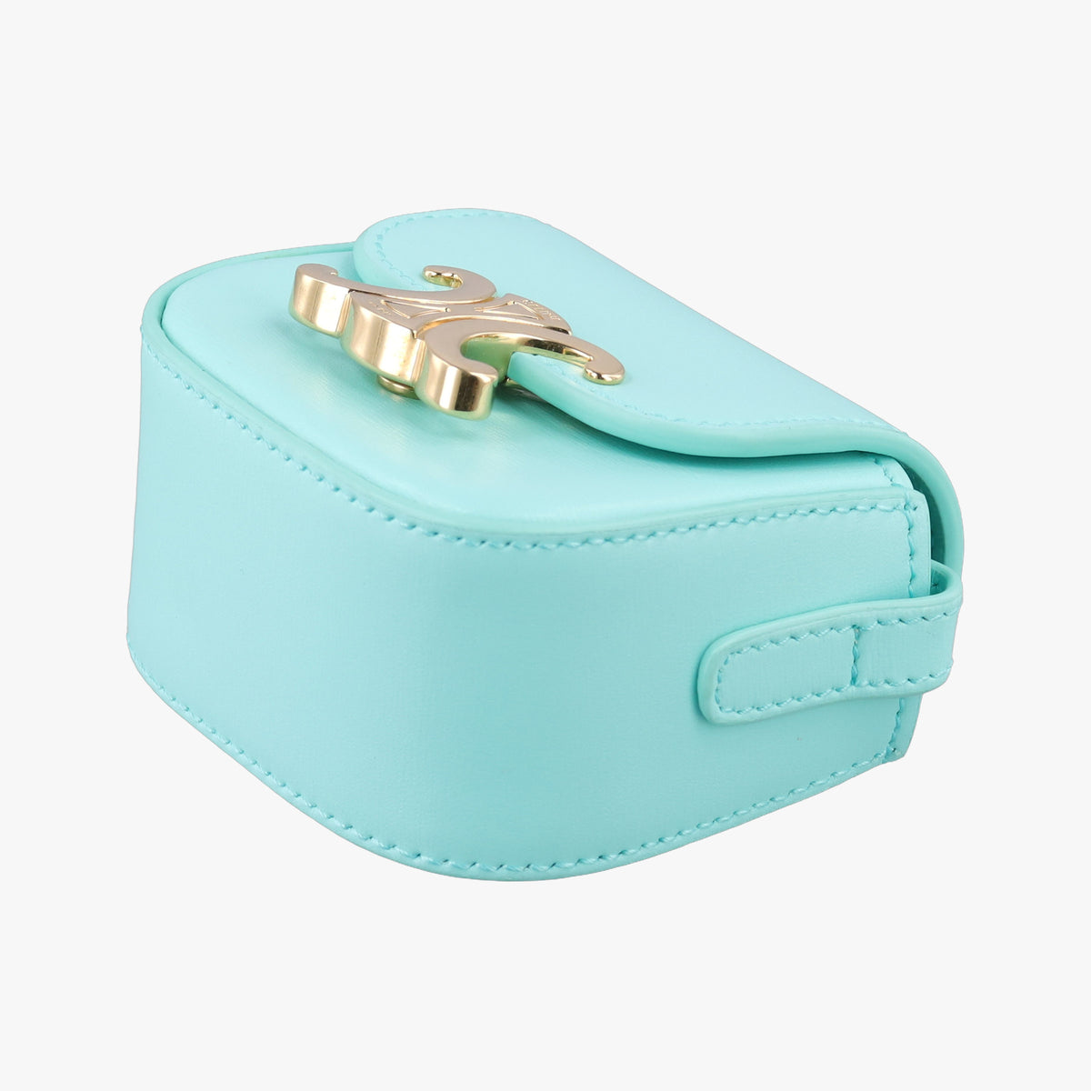 Secondhand Celine Triomphe Blue Leather  shoulderbag | stylenewstar