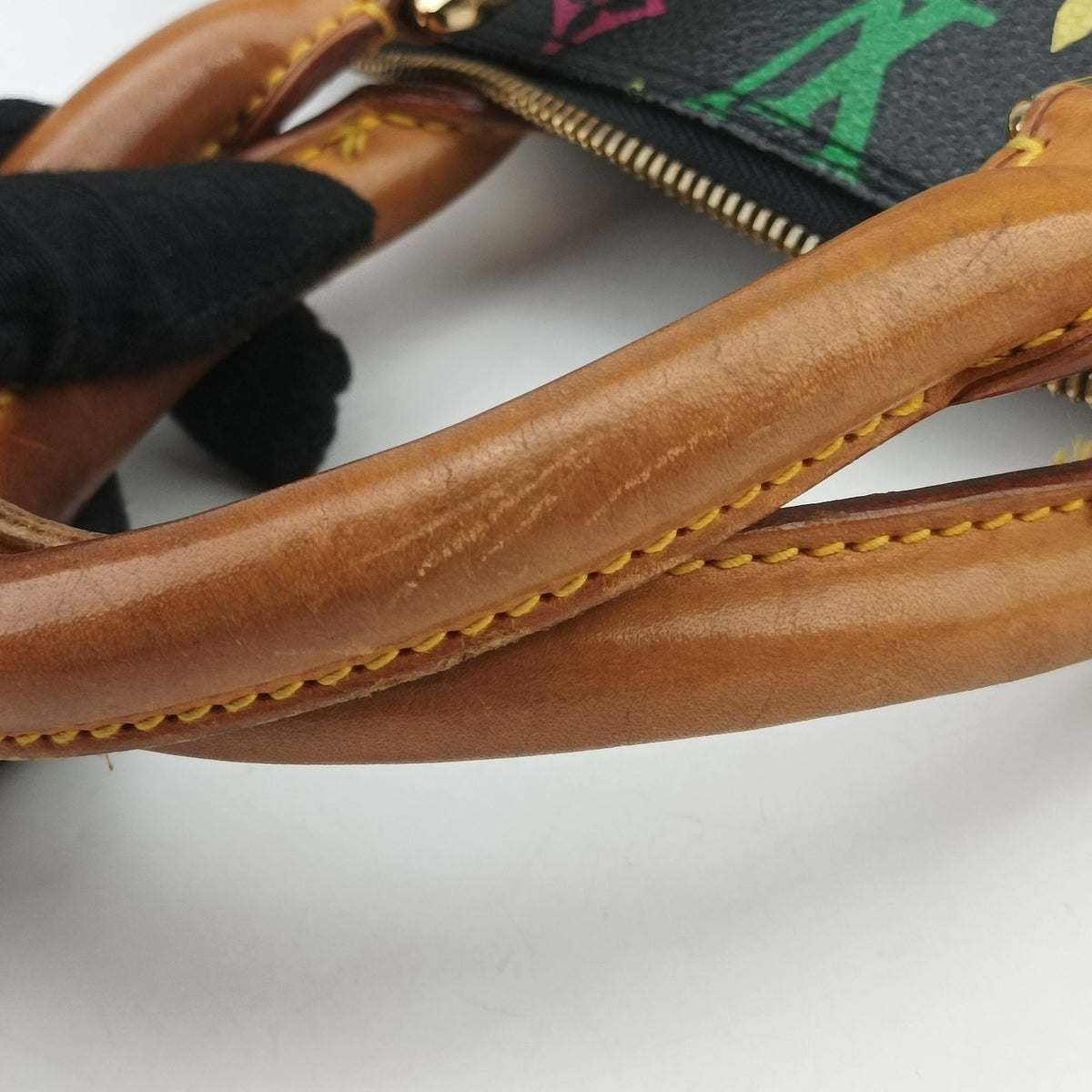 Pre-owned Louis Vuitton Alma PM Noir Monogram Multicolore M92646 handbag | stylenewstar