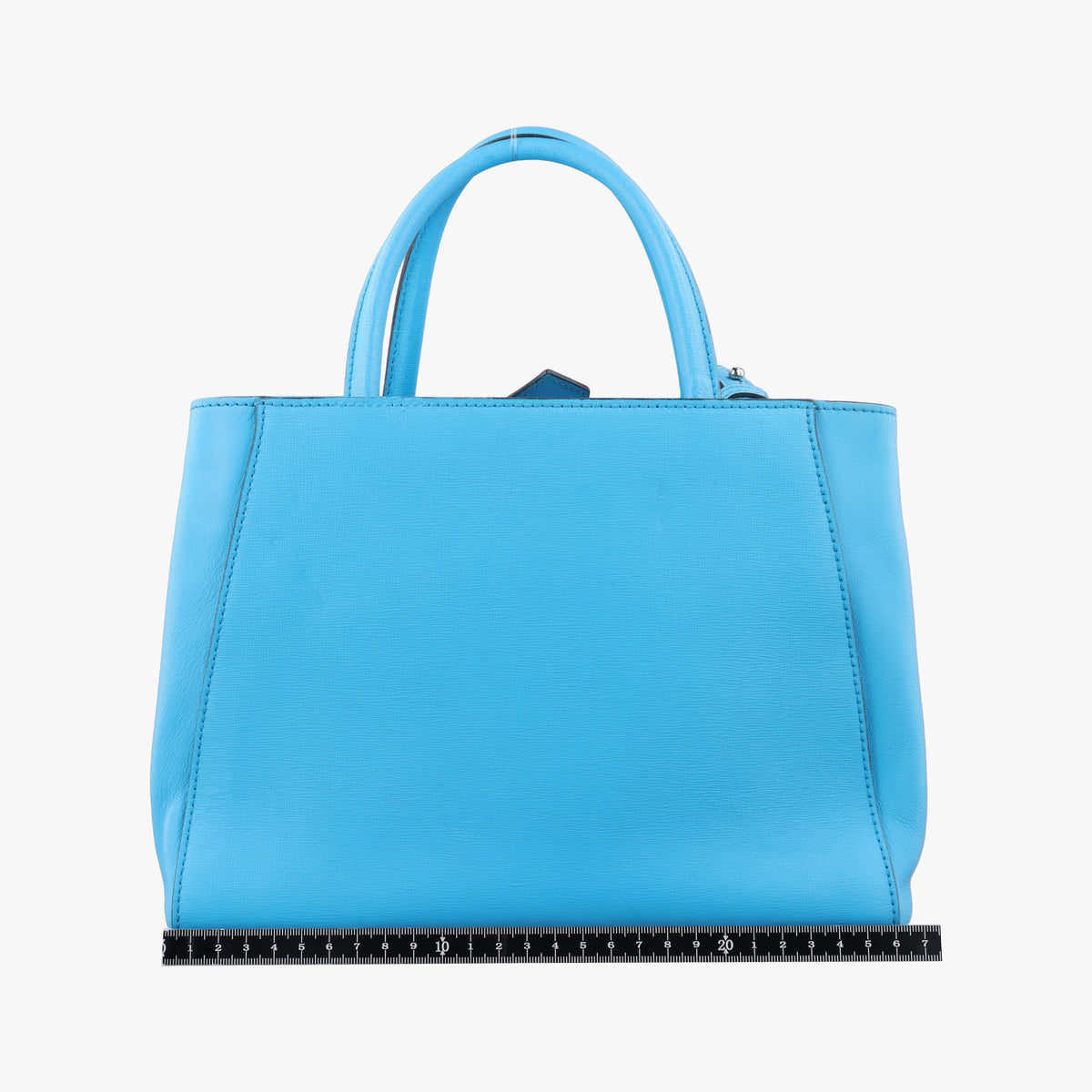 Vintage Fendi Petite 2 JOURS Blue Leather 8BH258 shoulderbag | stylenewstar