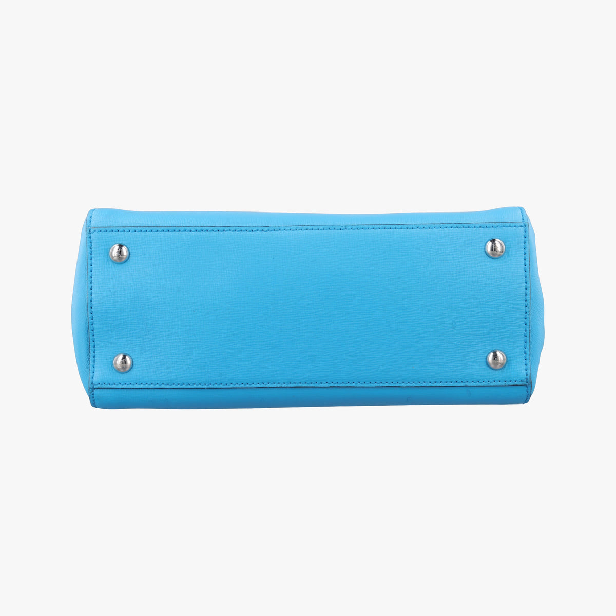 Vintage Fendi Petite 2 JOURS Blue Leather 8BH258 shoulderbag | stylenewstar