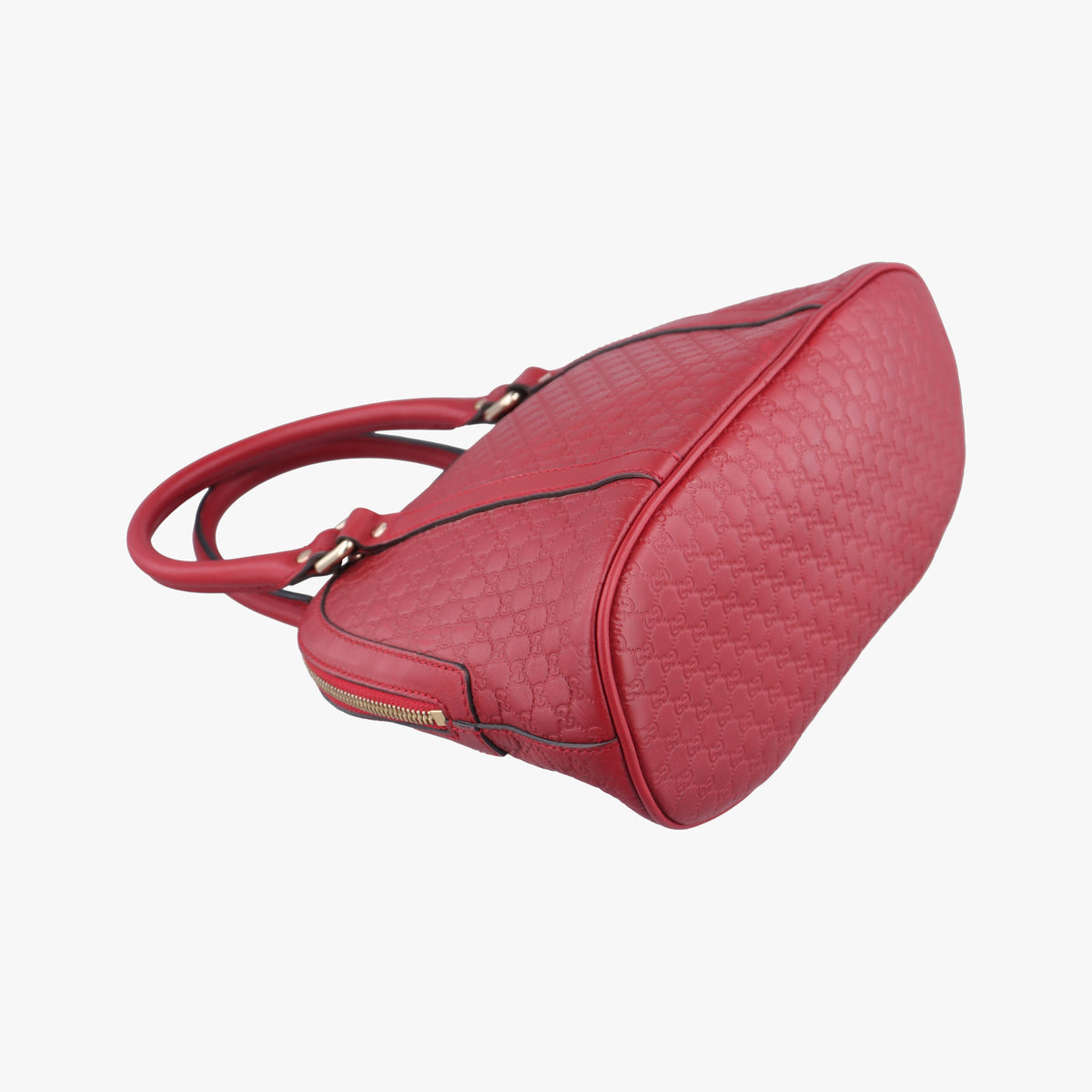 Pre-owned Gucci Microguccissima Red Leather 449654 shoulderbag | stylenewstar