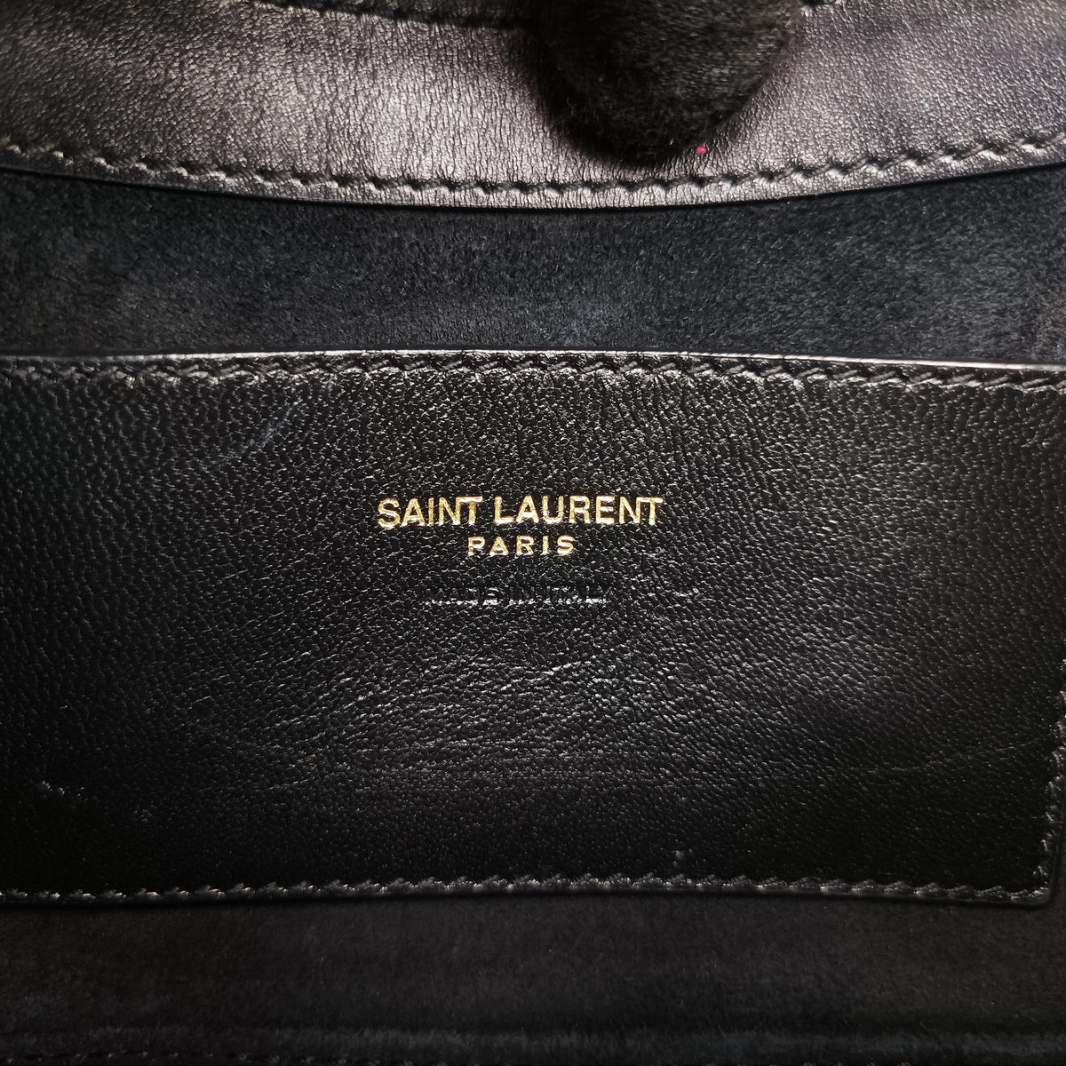 Pre-owned Yves Saint Laurent LE 5 a 7 Hobo Black Leather 710318 shoulderbag | stylenewstar