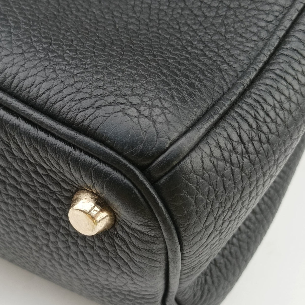 Pre-owned Christian Dior Diorissimo Black Leather  shoulderbag | stylenewstar