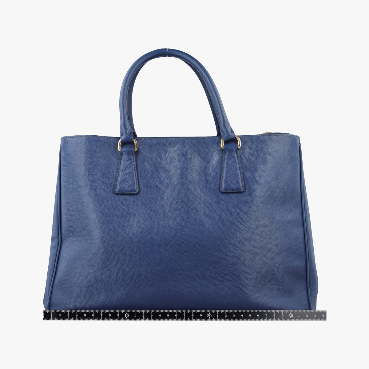Pre-owned Prada Galleria Blue SAFFIANO Leather BN2274 shoulderbag | stylenewstar