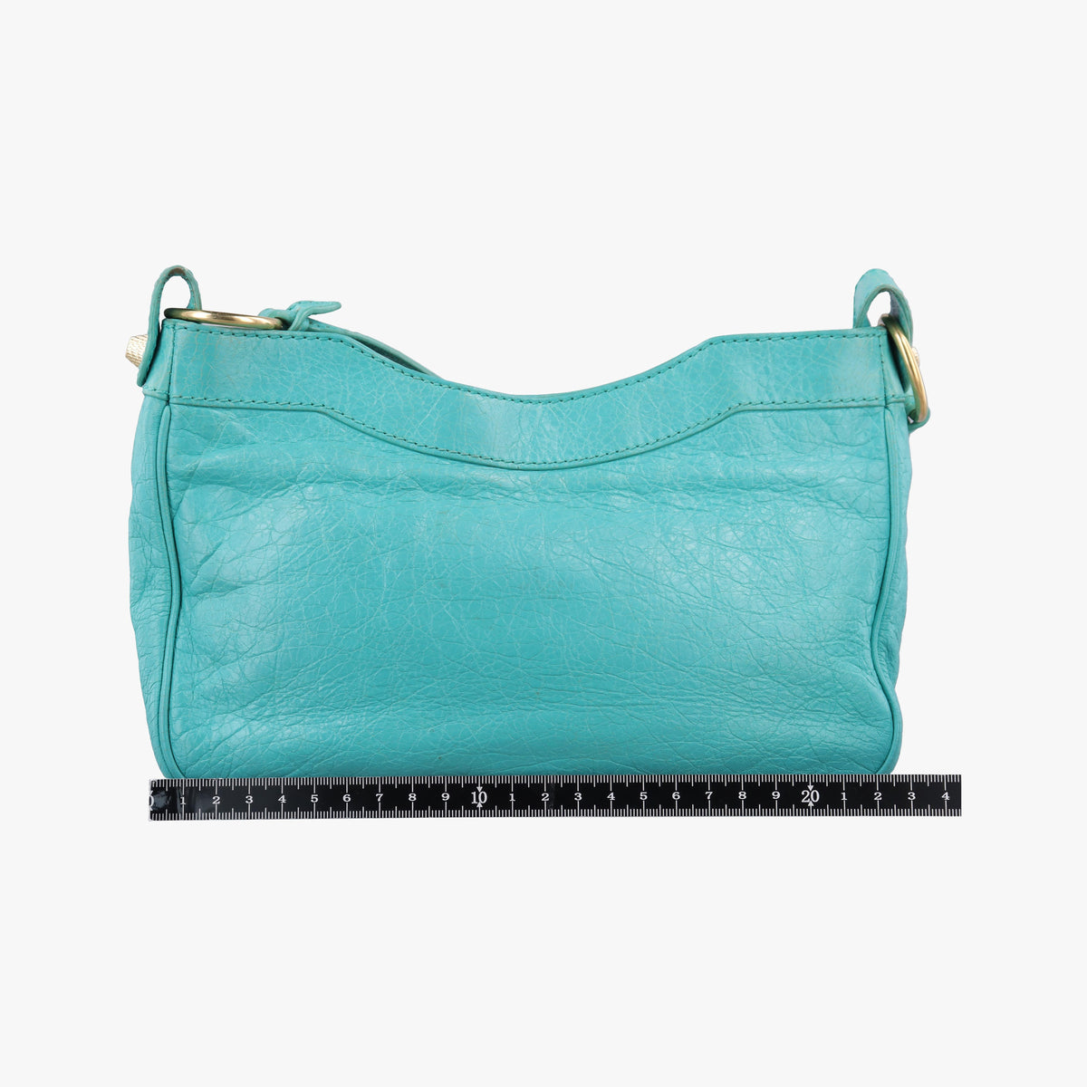 Pre-owned Balenciaga Motocross Giant Classic Hip Blue lambskin  shoulderbag | stylenewstar