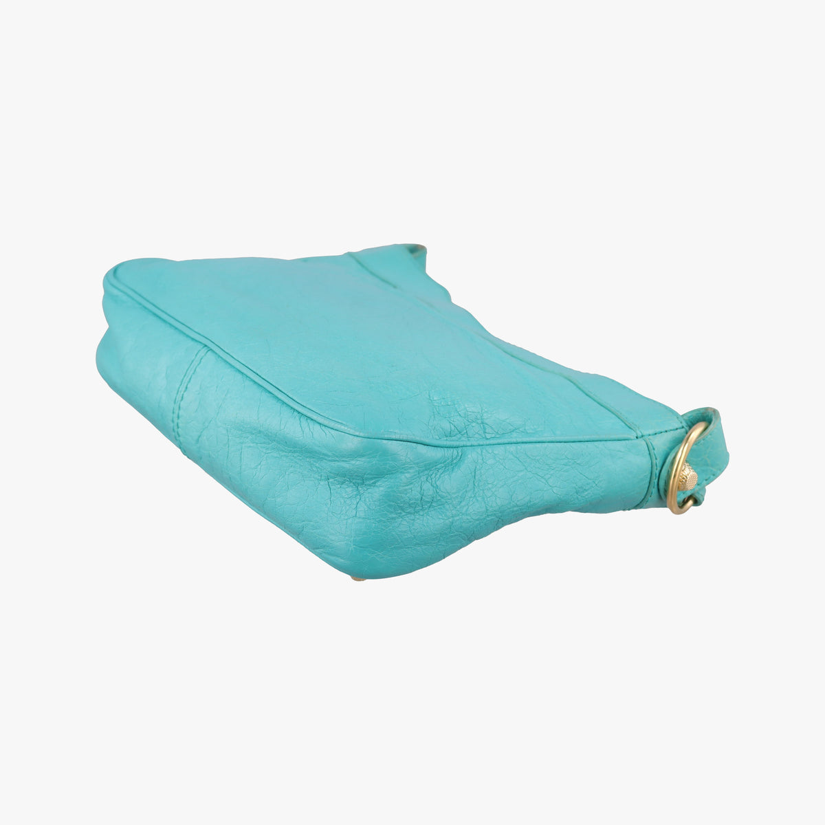 Pre-owned Balenciaga Motocross Giant Classic Hip Blue lambskin  shoulderbag | stylenewstar