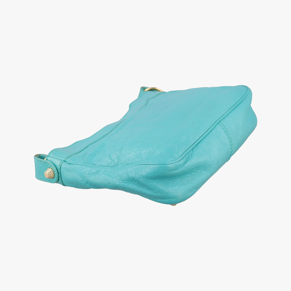 Pre-owned Balenciaga Motocross Giant Classic Hip Blue lambskin  shoulderbag | stylenewstar