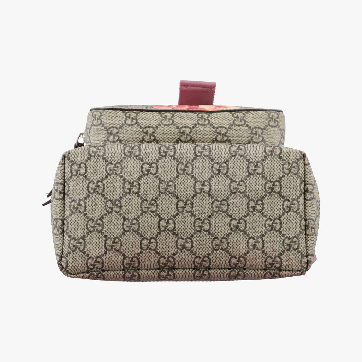 Pre-owned Gucci GG Blooms Brown PVC coated canvas 410544 backpack/rucksack | stylenewstar