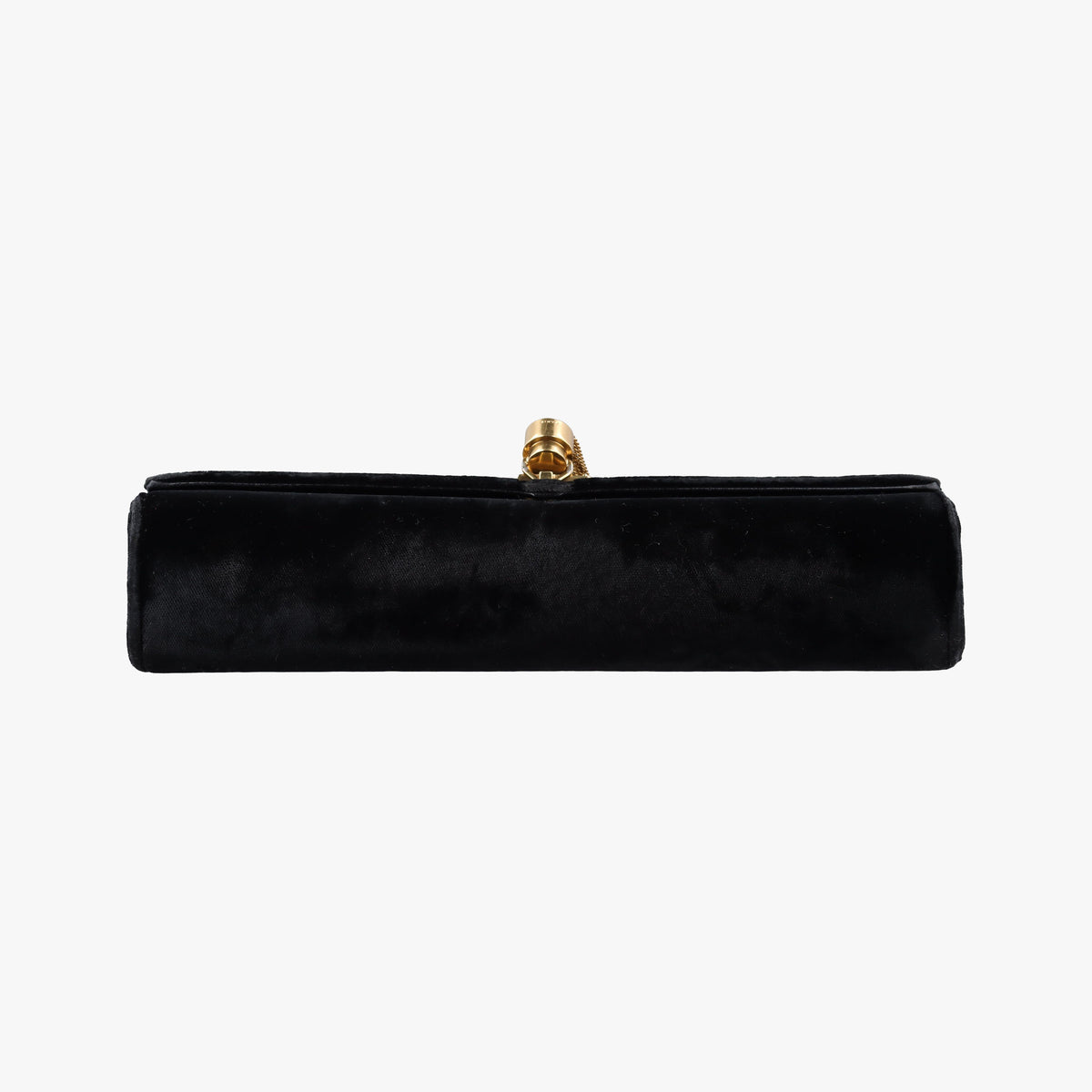 Pre-owned Yves Saint Laurent KATE Black velour 354119 shoulderbag | stylenewstar