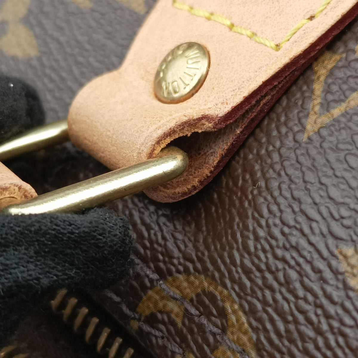 Pre-owned Louis Vuitton Speedy 35 Monogram/Brown Monogram canvas M41524 handbag | stylenewstar