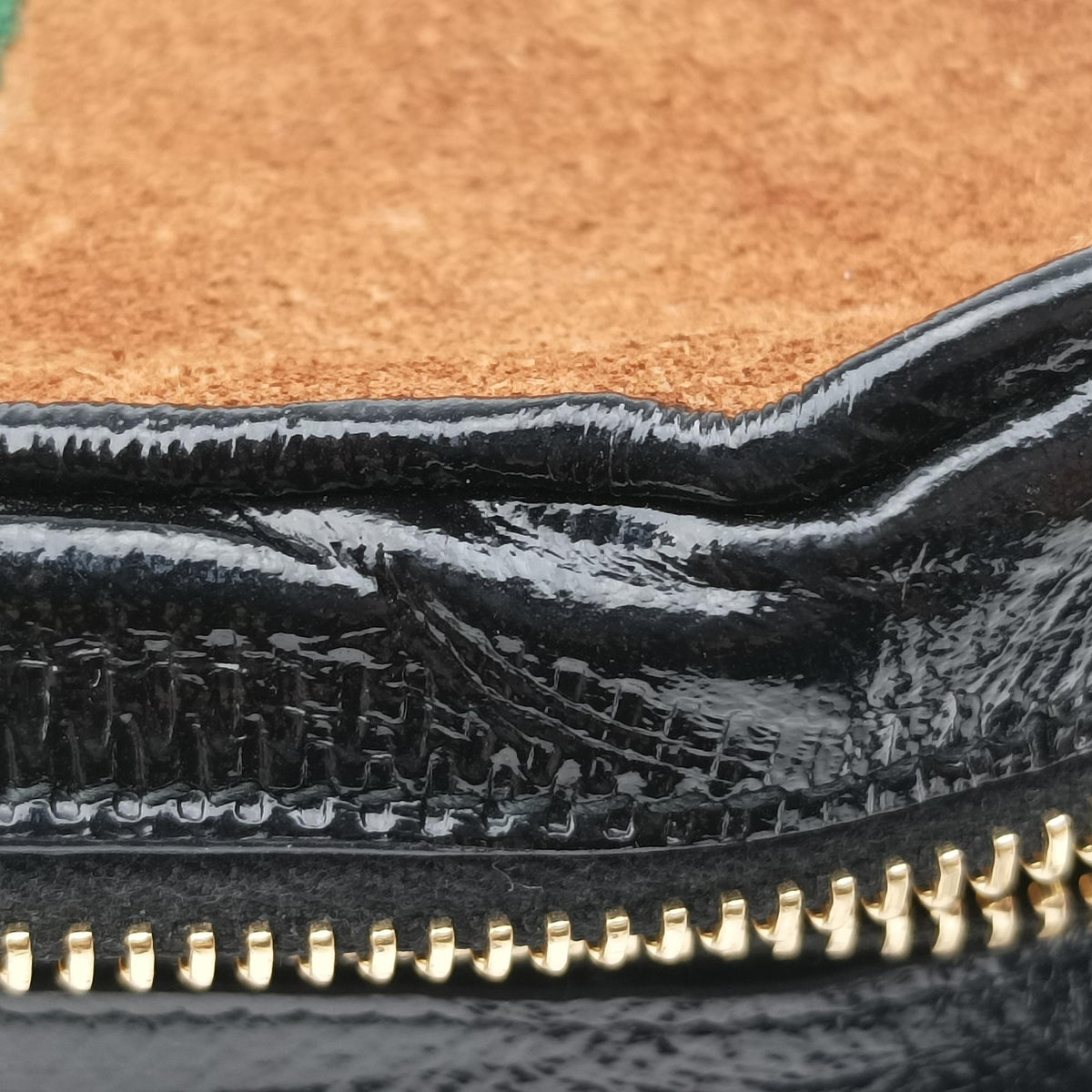 Pre-owned Gucci Ophidia Brown×black×multi Suede×leather 573321 shoulderbag | stylenewstar