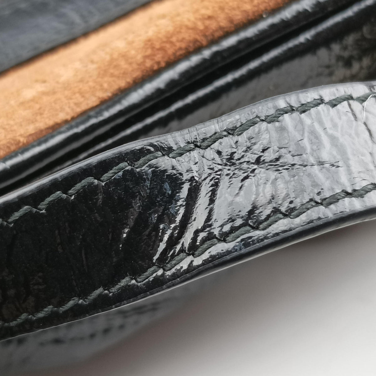 Pre-owned Gucci Ophidia Brown×black×multi Suede×leather 573321 shoulderbag | stylenewstar