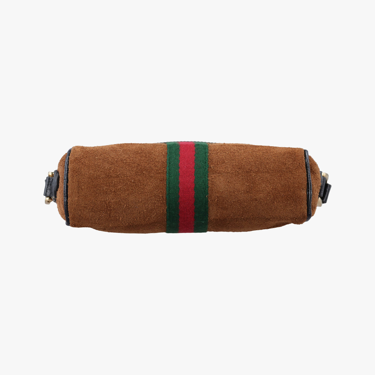 Pre-owned Gucci Ophidia Brown×black×multi Suede×leather 573321 shoulderbag | stylenewstar