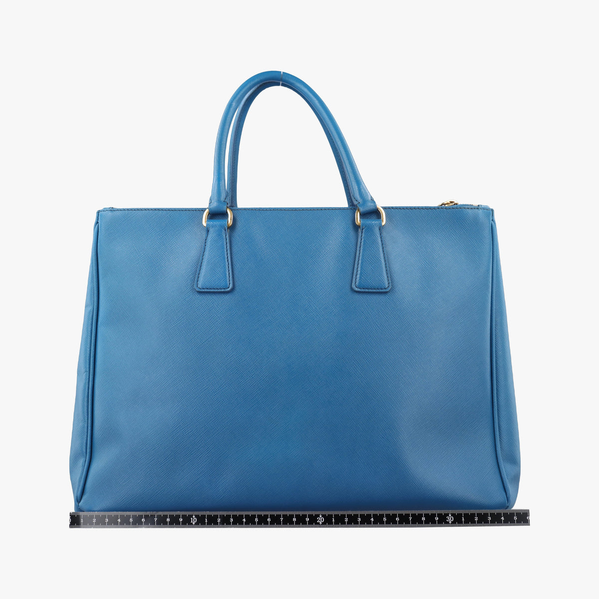 Pre-owned Prada Galleria Blue SAFFIANO Leather BN1786 handbag | stylenewstar
