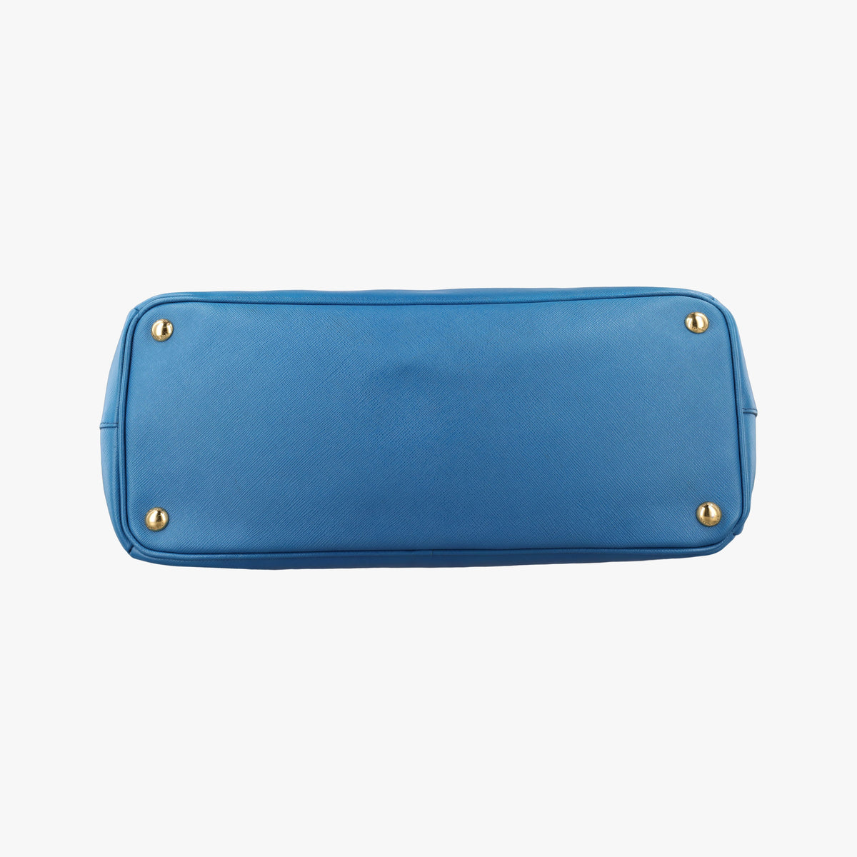 Pre-owned Prada Galleria Blue SAFFIANO Leather BN1786 handbag | stylenewstar