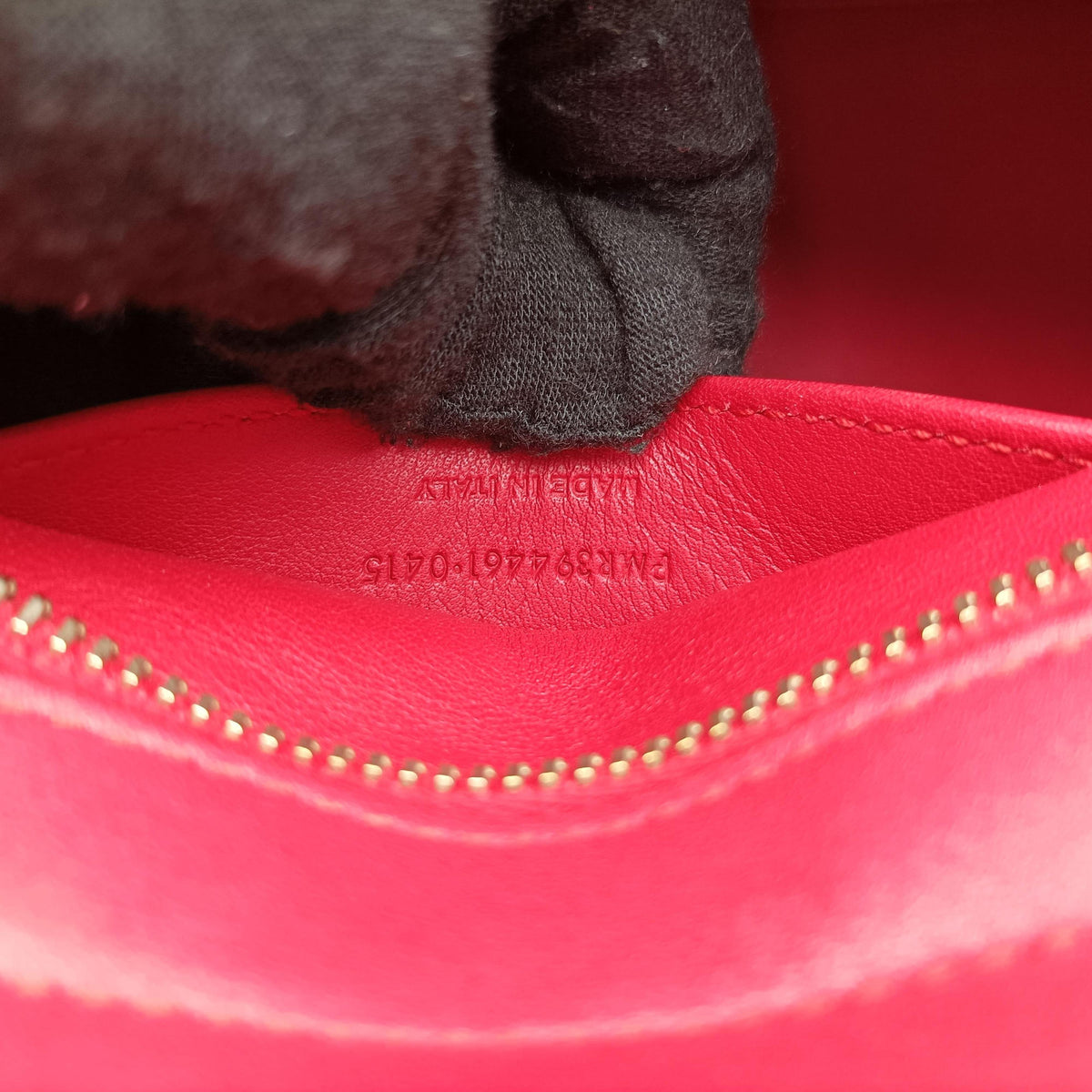 Secondhand Yves Saint Laurent BABY CABAS Red Leather 394461 shoulderbag | stylenewstar