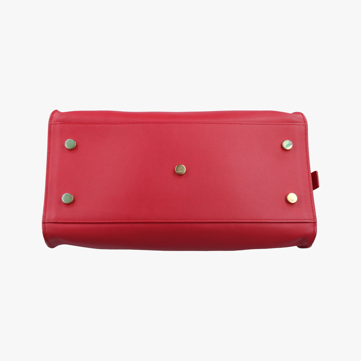 Secondhand Yves Saint Laurent BABY CABAS Red Leather 394461 shoulderbag | stylenewstar