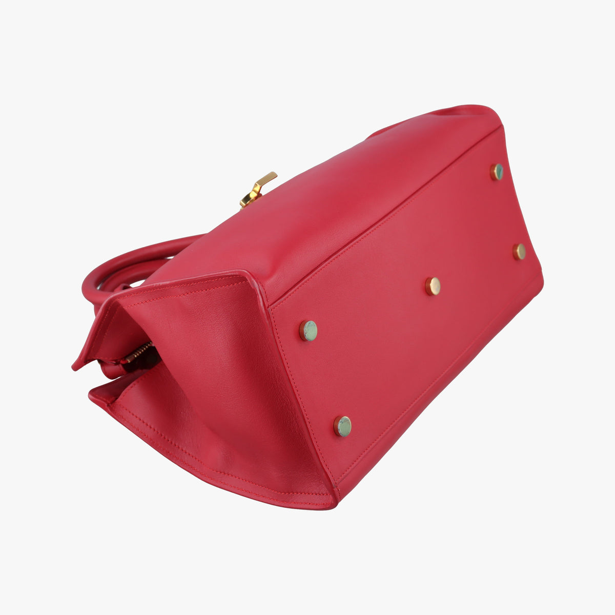 Secondhand Yves Saint Laurent BABY CABAS Red Leather 394461 shoulderbag | stylenewstar
