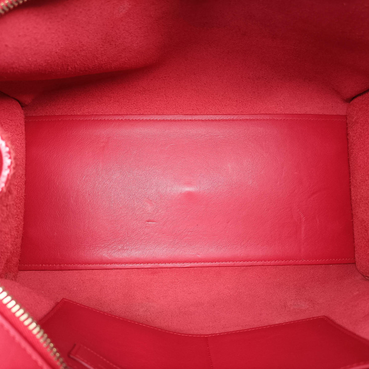 Secondhand Yves Saint Laurent BABY CABAS Red Leather 394461 shoulderbag | stylenewstar