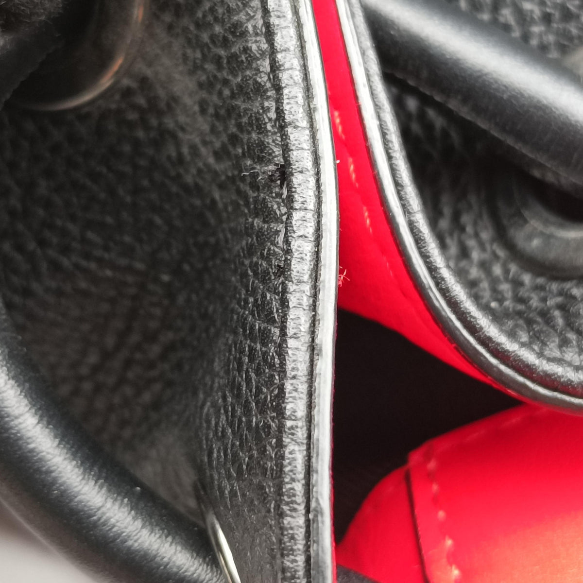 Pre-owned Christian Louboutin Explora funk Black×Red leather  backpack/rucksack | stylenewstar