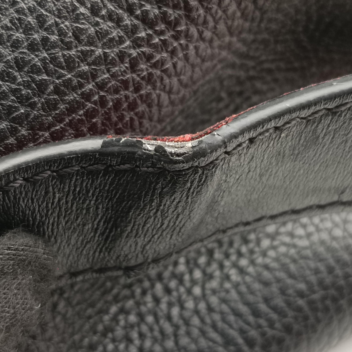 Pre-owned Christian Louboutin Explora funk Black×Red leather  backpack/rucksack | stylenewstar