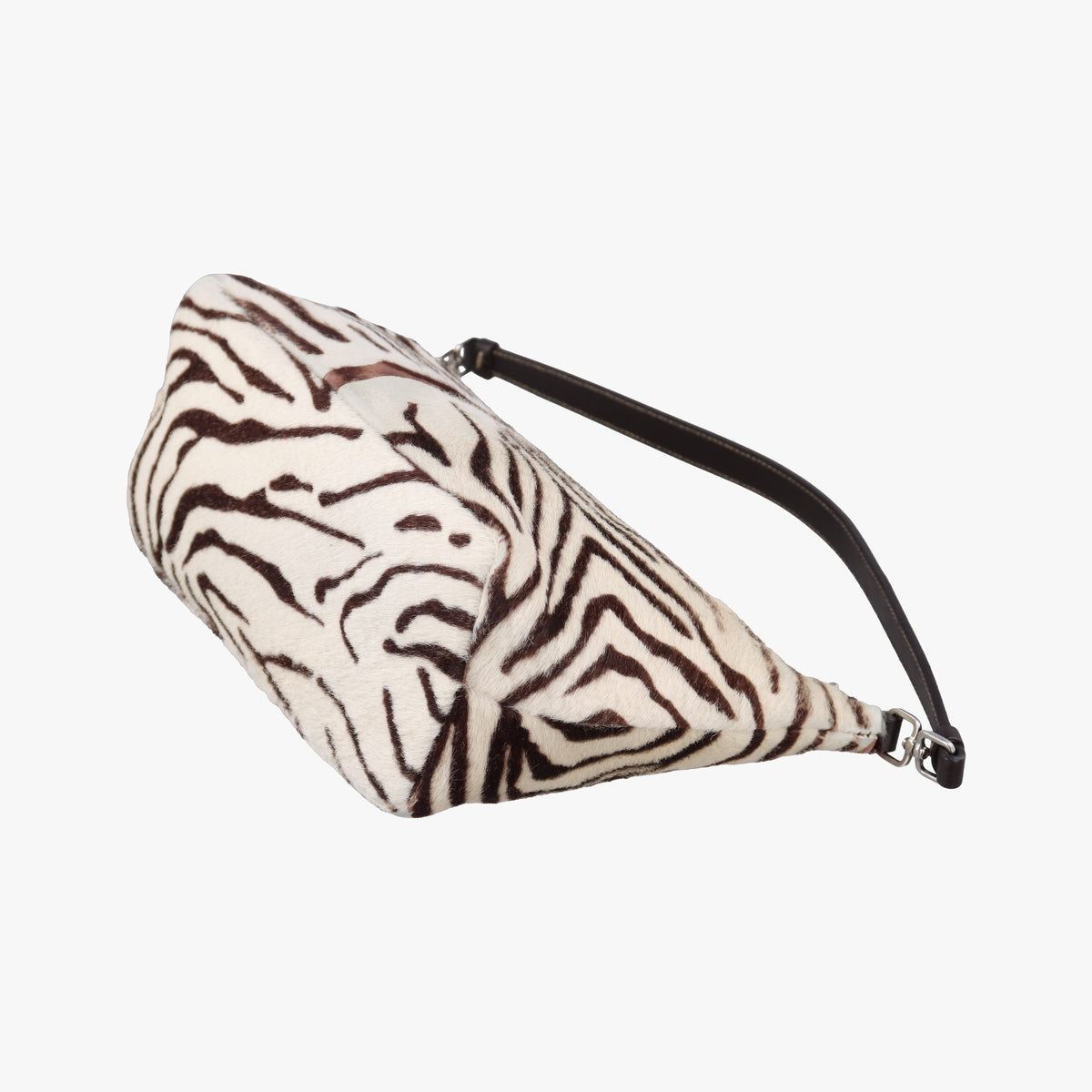Secondhand Prada AnimalierZebra Print Brown×White Pony Hair  handbag | stylenewstar