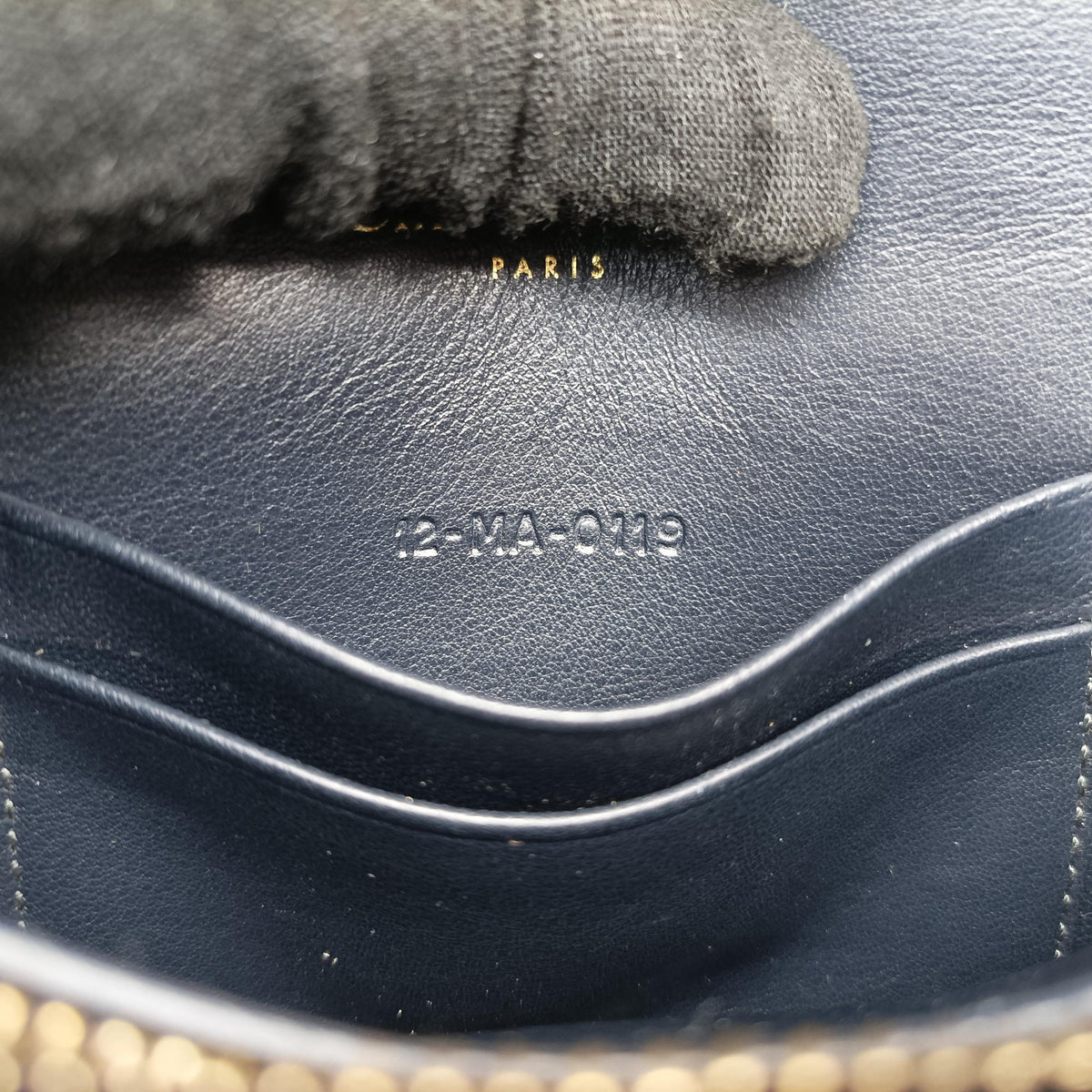 Secondhand Christian Dior Saddle Navy Jacquard x Leather  bum bag/waist bag | stylenewstar