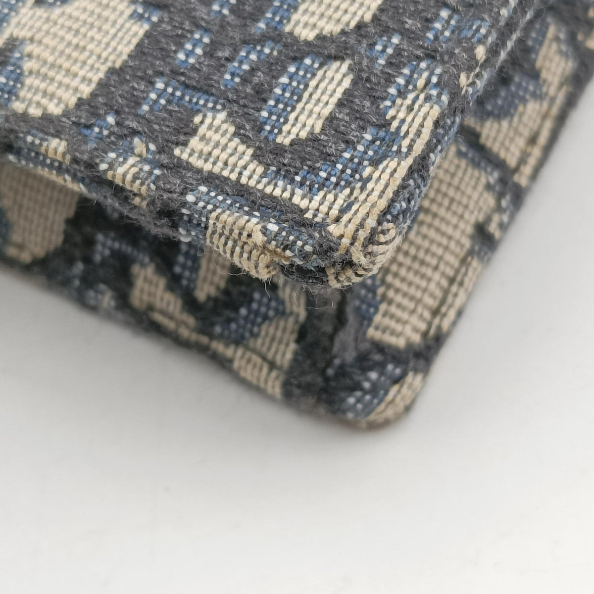 Secondhand Christian Dior Saddle Navy Jacquard x Leather  bum bag/waist bag | stylenewstar