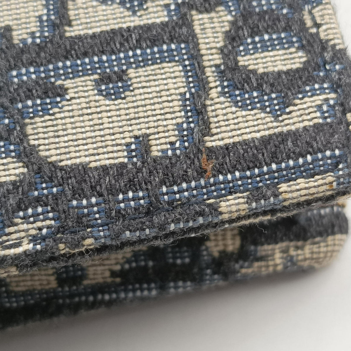 Secondhand Christian Dior Saddle Navy Jacquard x Leather  bum bag/waist bag | stylenewstar
