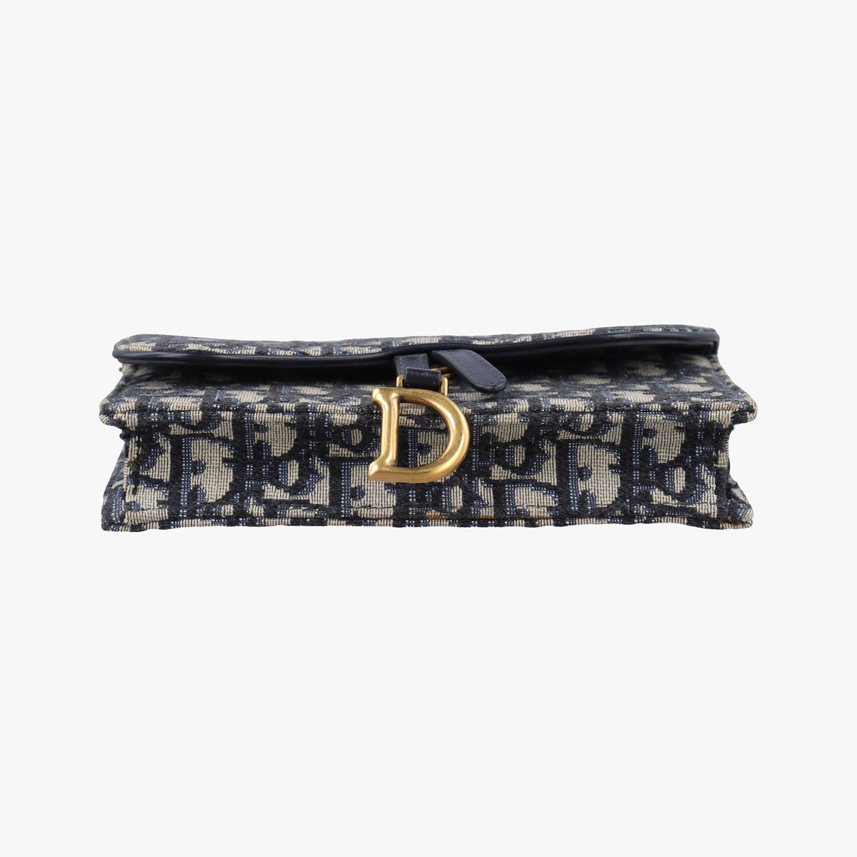 Secondhand Christian Dior Saddle Navy Jacquard x Leather  bum bag/waist bag | stylenewstar