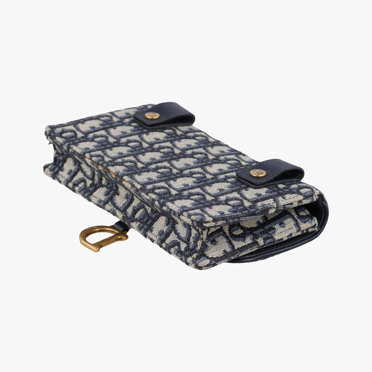 Secondhand Christian Dior Saddle Navy Jacquard x Leather  bum bag/waist bag | stylenewstar