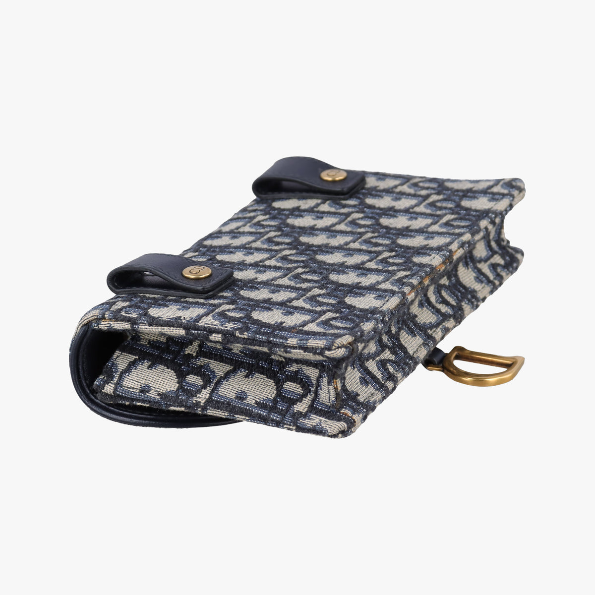 Secondhand Christian Dior Saddle Navy Jacquard x Leather  bum bag/waist bag | stylenewstar