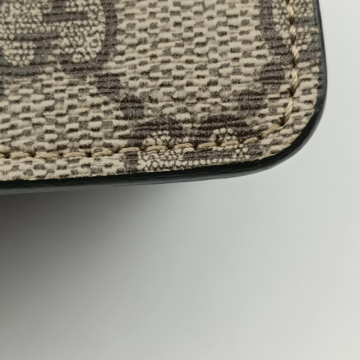 Vintage Gucci Fox Brooch Bamboo Beige×Multicolour PVC coated canvas×Leather 466428 shoulderbag | stylenewstar