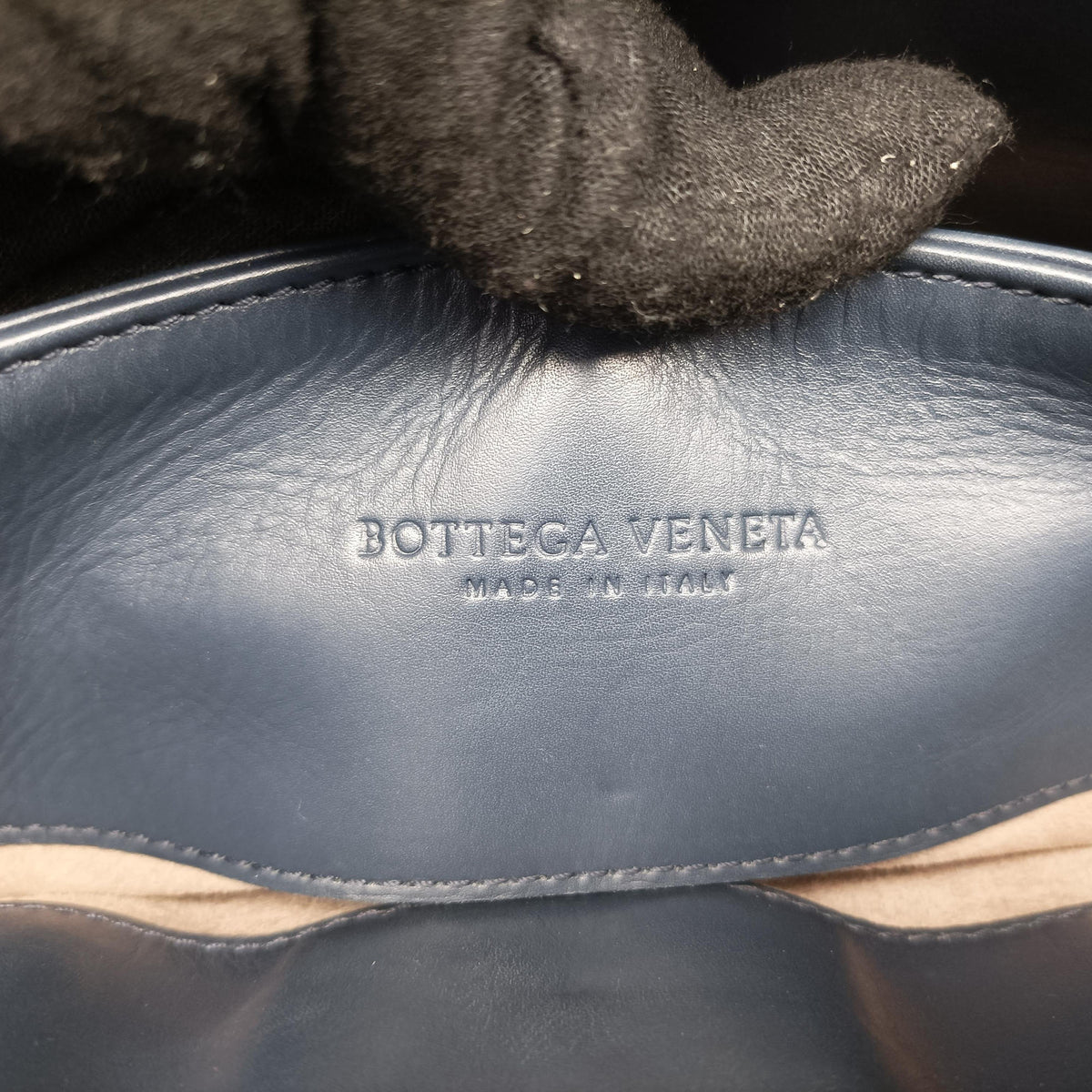 Vintage Bottega Veneta Roma Navy Lambskin  shoulderbag | stylenewstar
