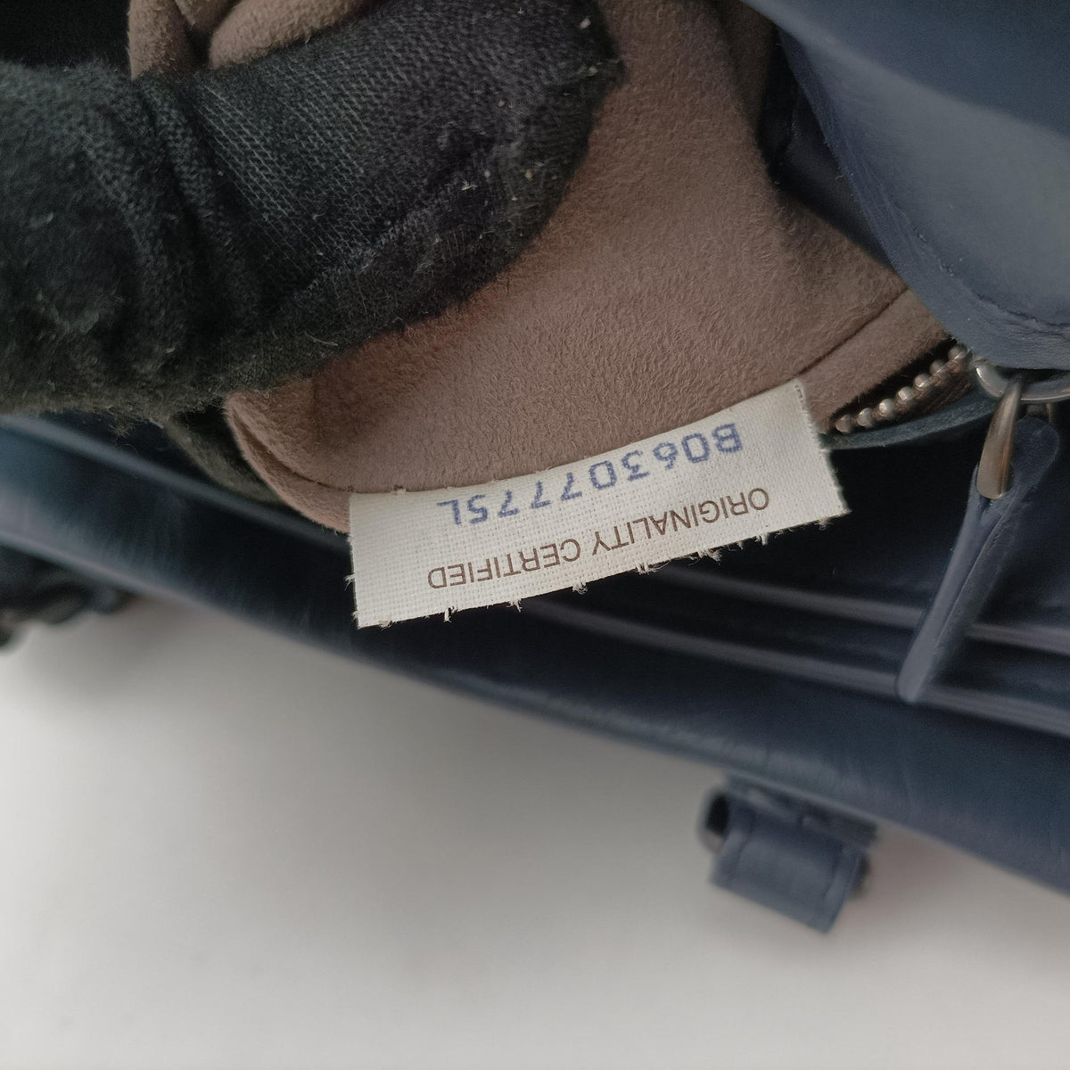 Vintage Bottega Veneta Roma Navy Lambskin  shoulderbag | stylenewstar