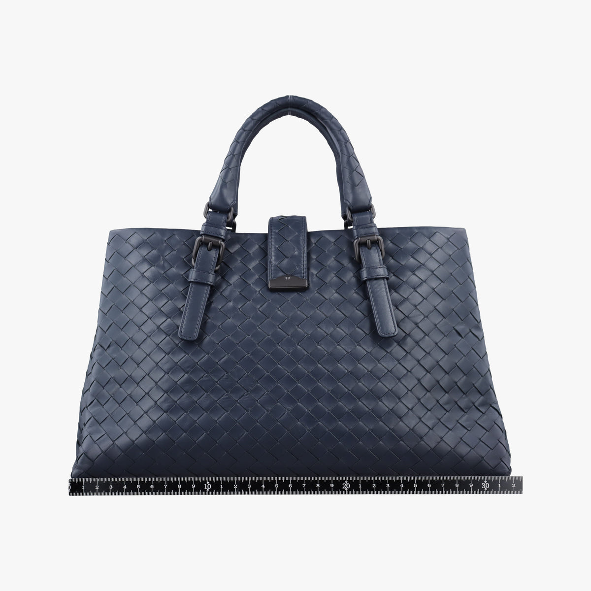 Vintage Bottega Veneta Roma Navy Lambskin  shoulderbag | stylenewstar