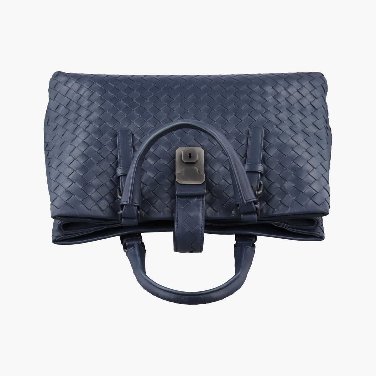 Vintage Bottega Veneta Roma Navy Lambskin  shoulderbag | stylenewstar