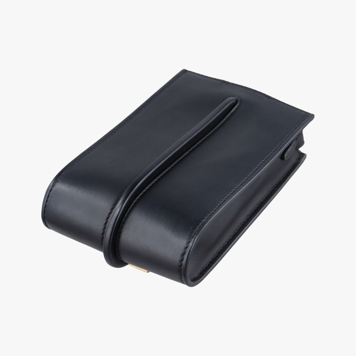 Secondhand Fendi Phone Pouch Black Leather 7AS192 shoulderbag | stylenewstar