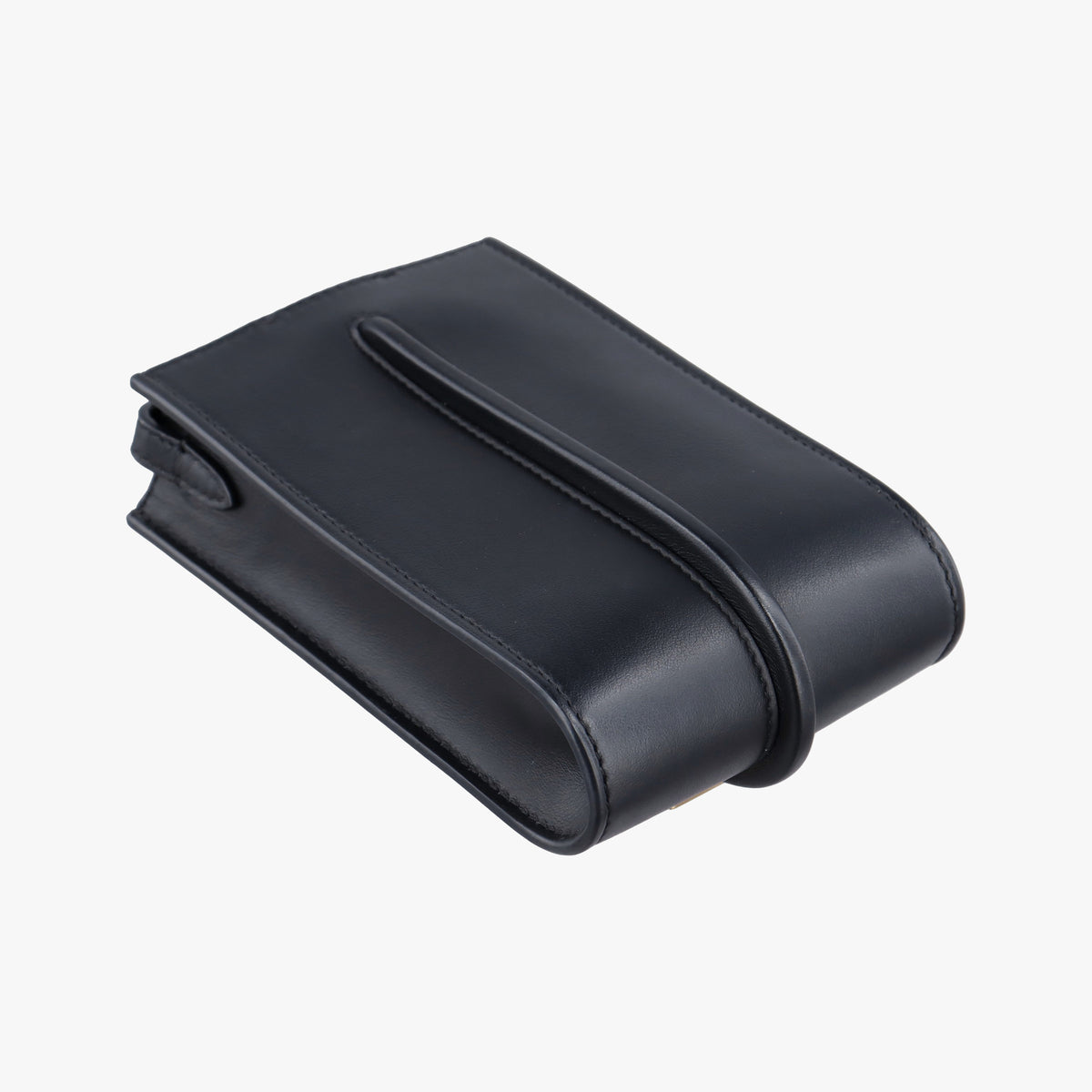 Secondhand Fendi Phone Pouch Black Leather 7AS192 shoulderbag | stylenewstar