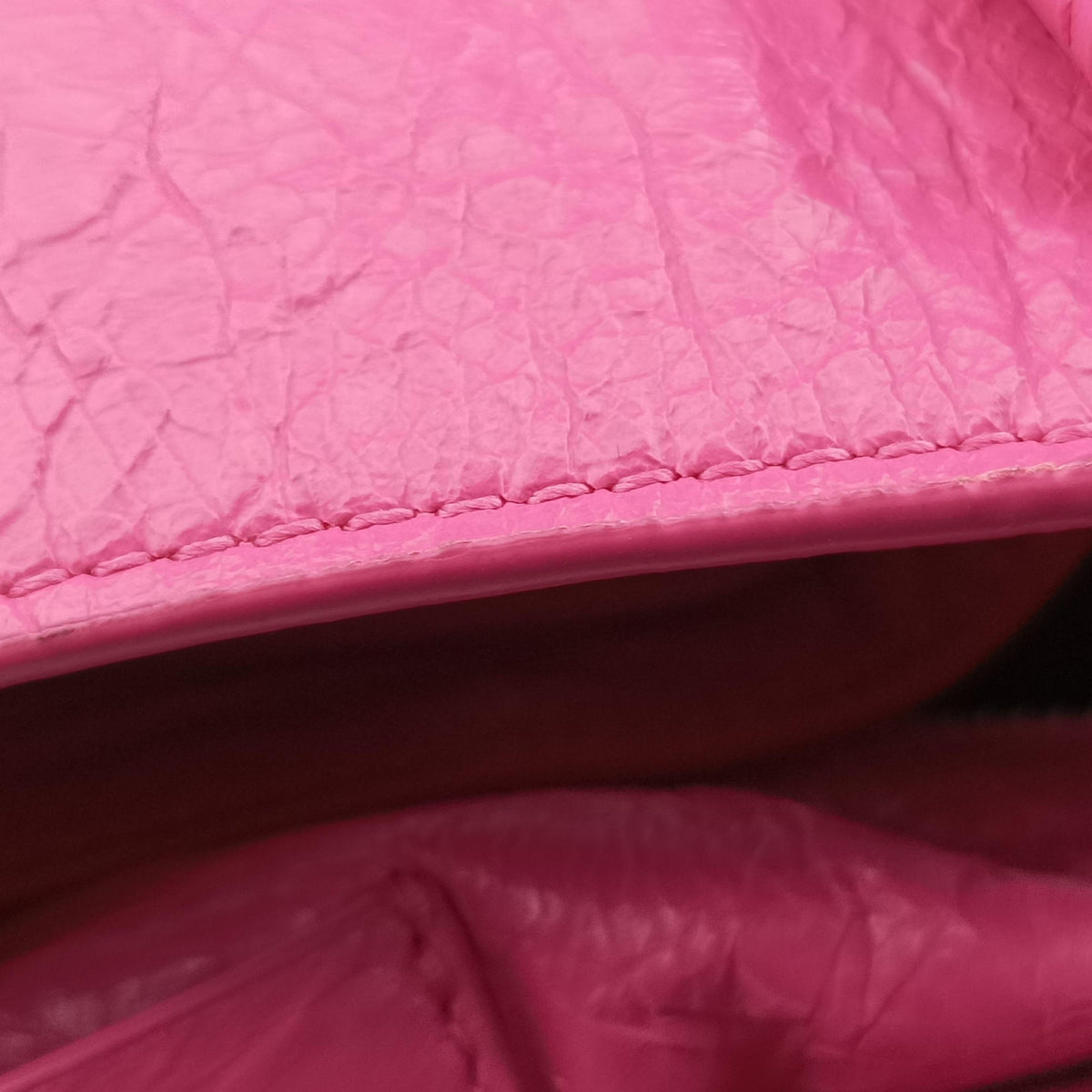 Pre-owned Balenciaga Superbusy XS Sling Bag Rose leather 762516 shoulderbag | stylenewstar