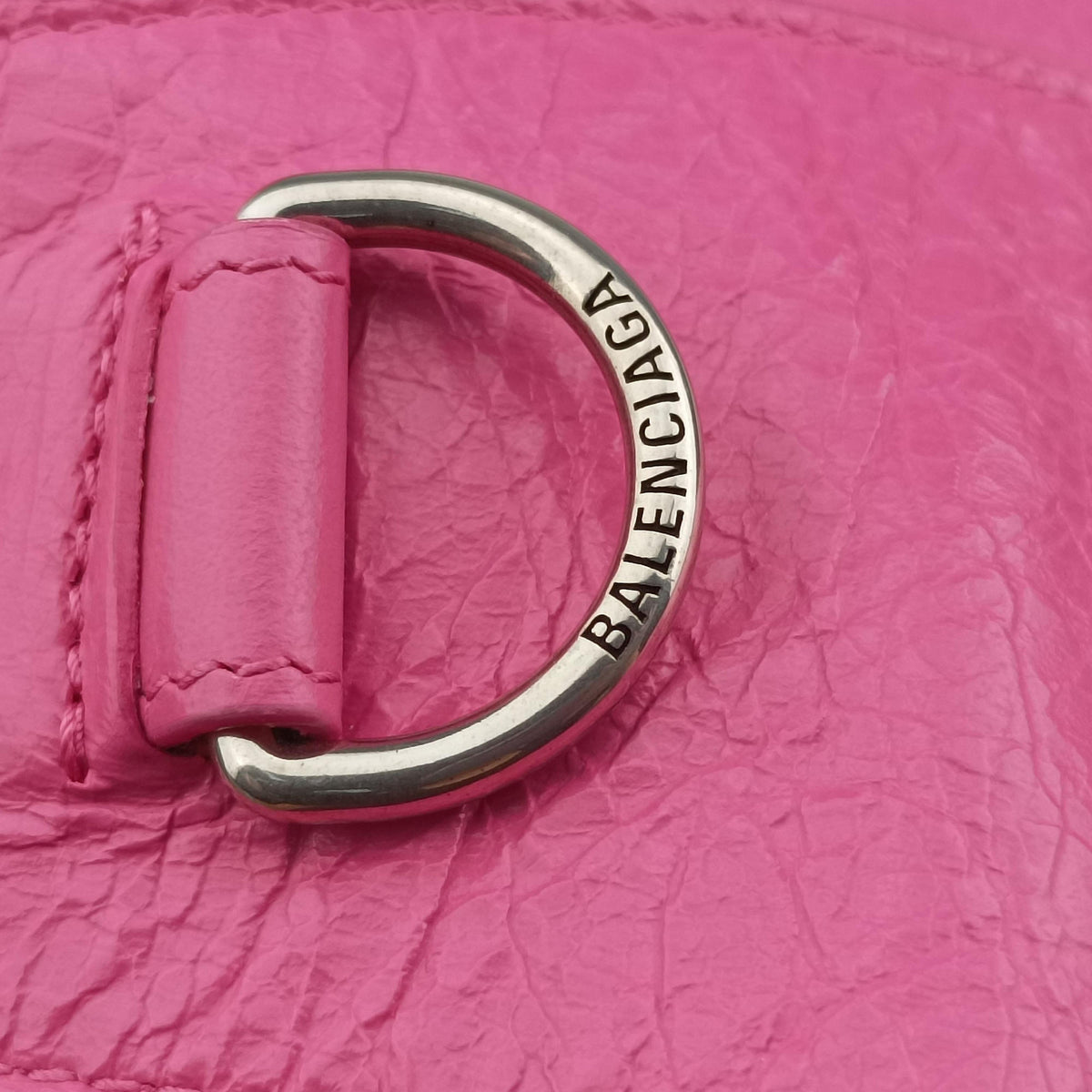 Pre-owned Balenciaga Superbusy XS Sling Bag Rose leather 762516 shoulderbag | stylenewstar