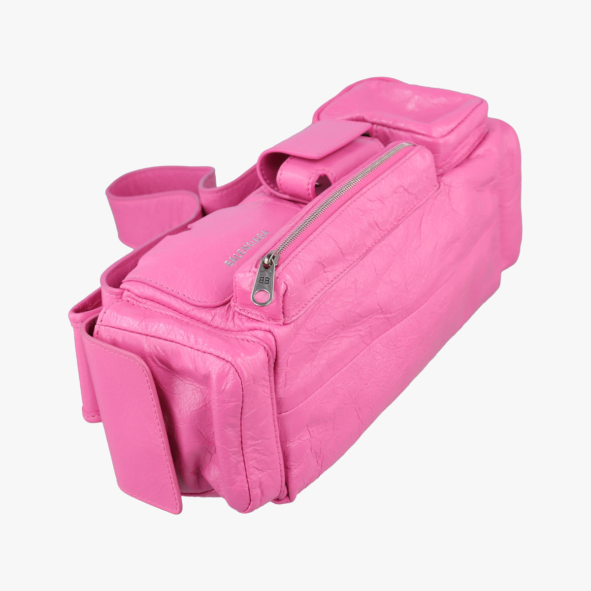 Pre-owned Balenciaga Superbusy XS Sling Bag Rose leather 762516 shoulderbag | stylenewstar