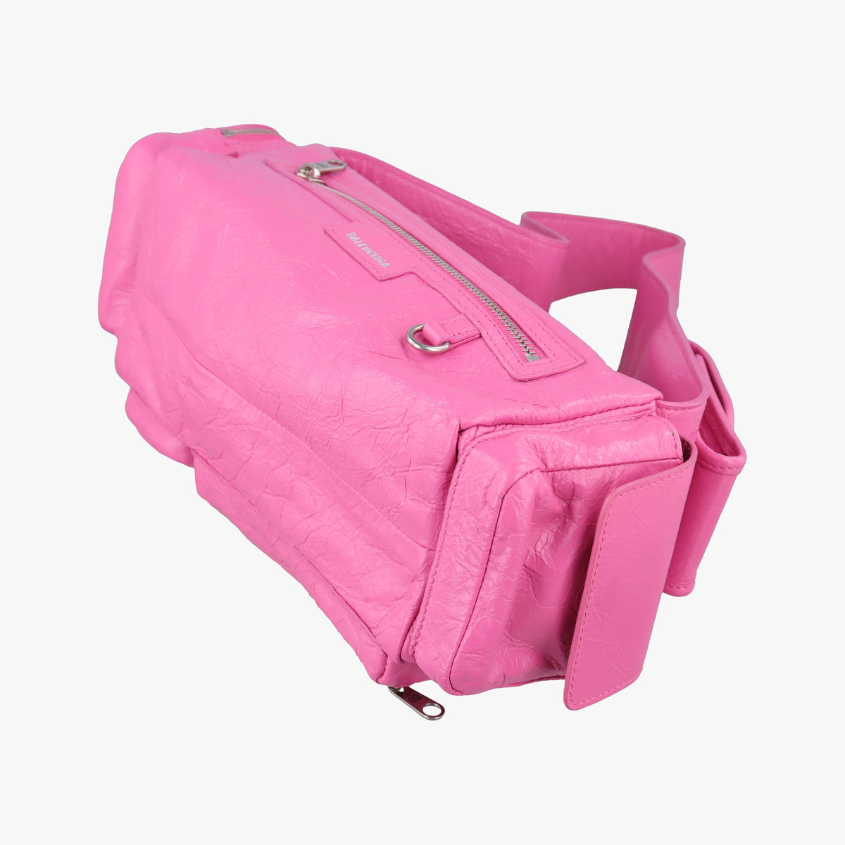 Pre-owned Balenciaga Superbusy XS Sling Bag Rose leather 762516 shoulderbag | stylenewstar