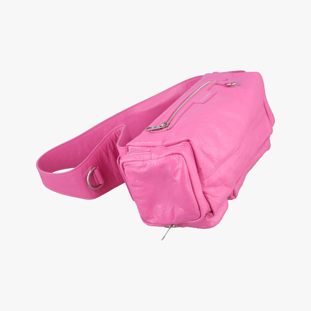 Pre-owned Balenciaga Superbusy XS Sling Bag Rose leather 762516 shoulderbag | stylenewstar