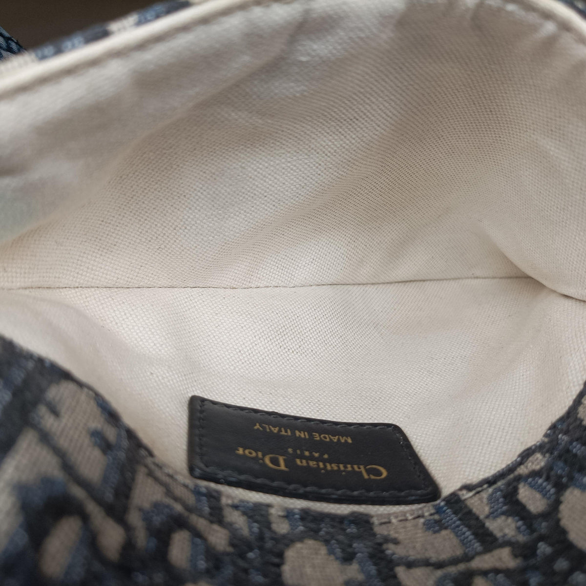 Vintage Christian Dior Saddle Navy Jacquard×Leather  bum bag/waist bag | stylenewstar