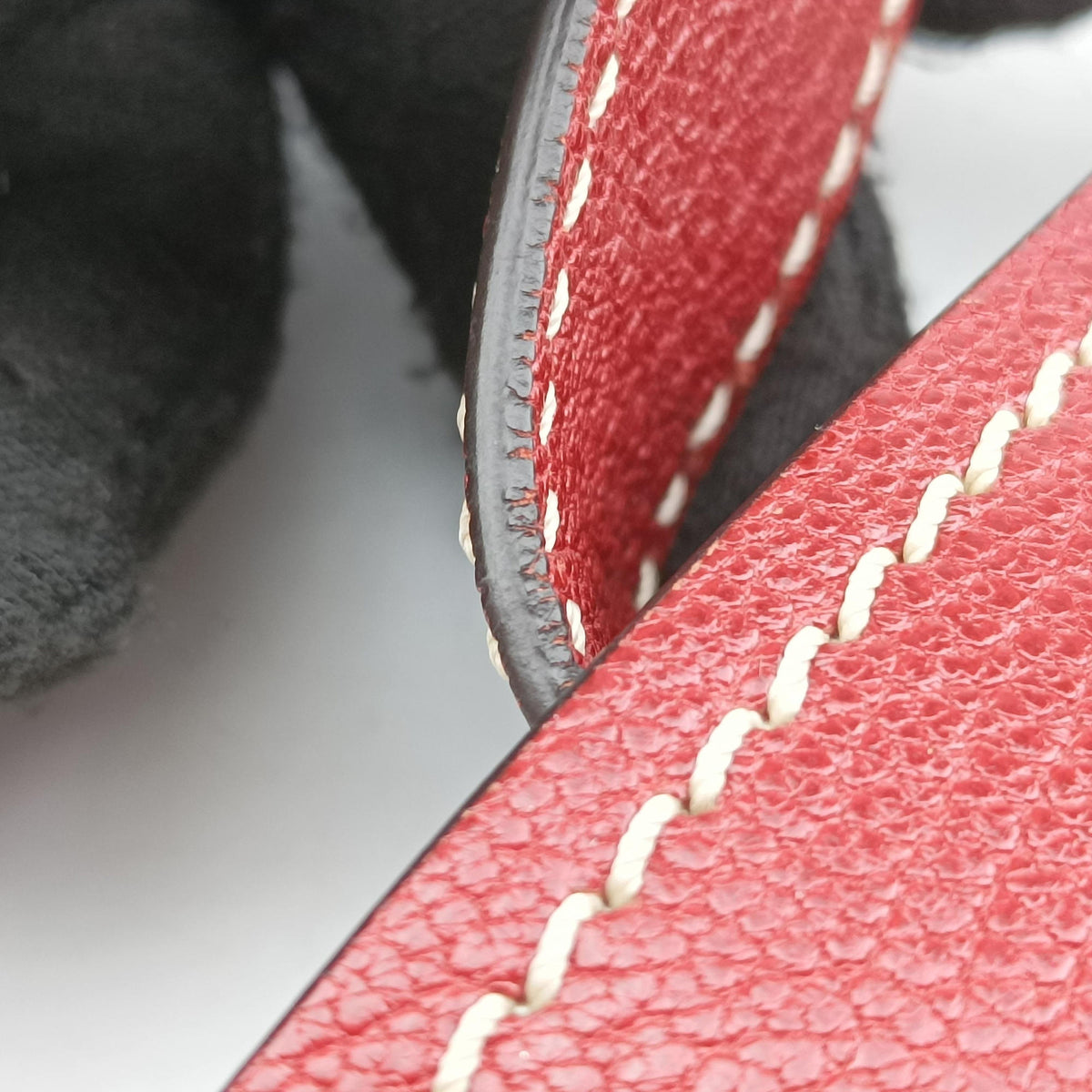 Pre-owned Chloe Aby Pink x Red Leather  shoulderbag | stylenewstar