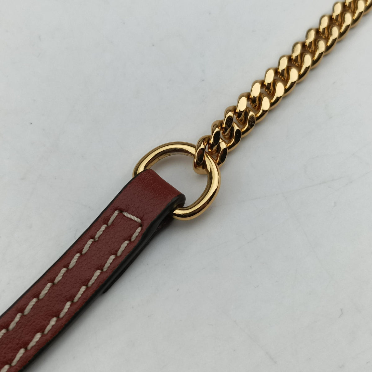 Pre-owned Chloe Aby Pink x Red Leather  shoulderbag | stylenewstar