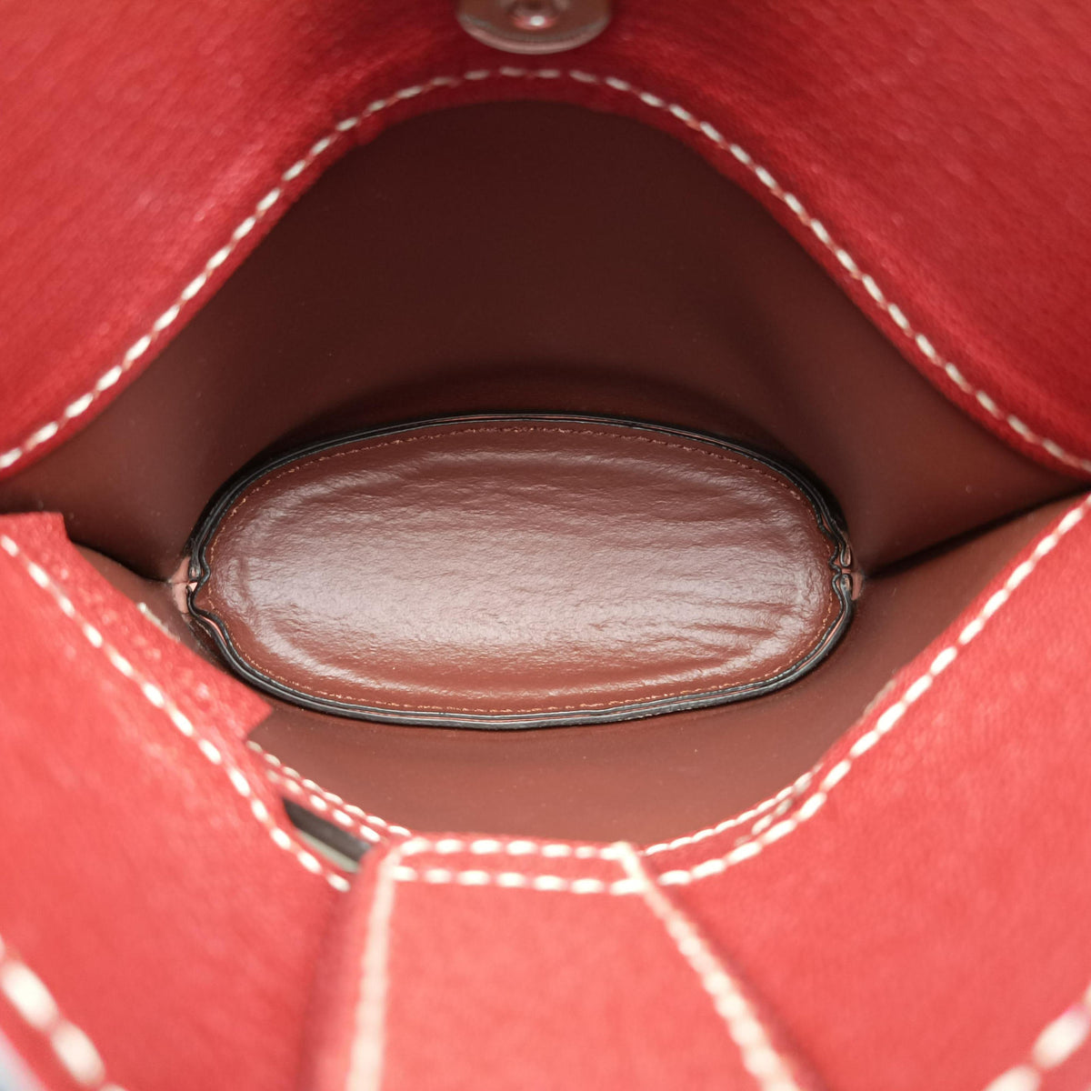 Pre-owned Chloe Aby Pink x Red Leather  shoulderbag | stylenewstar