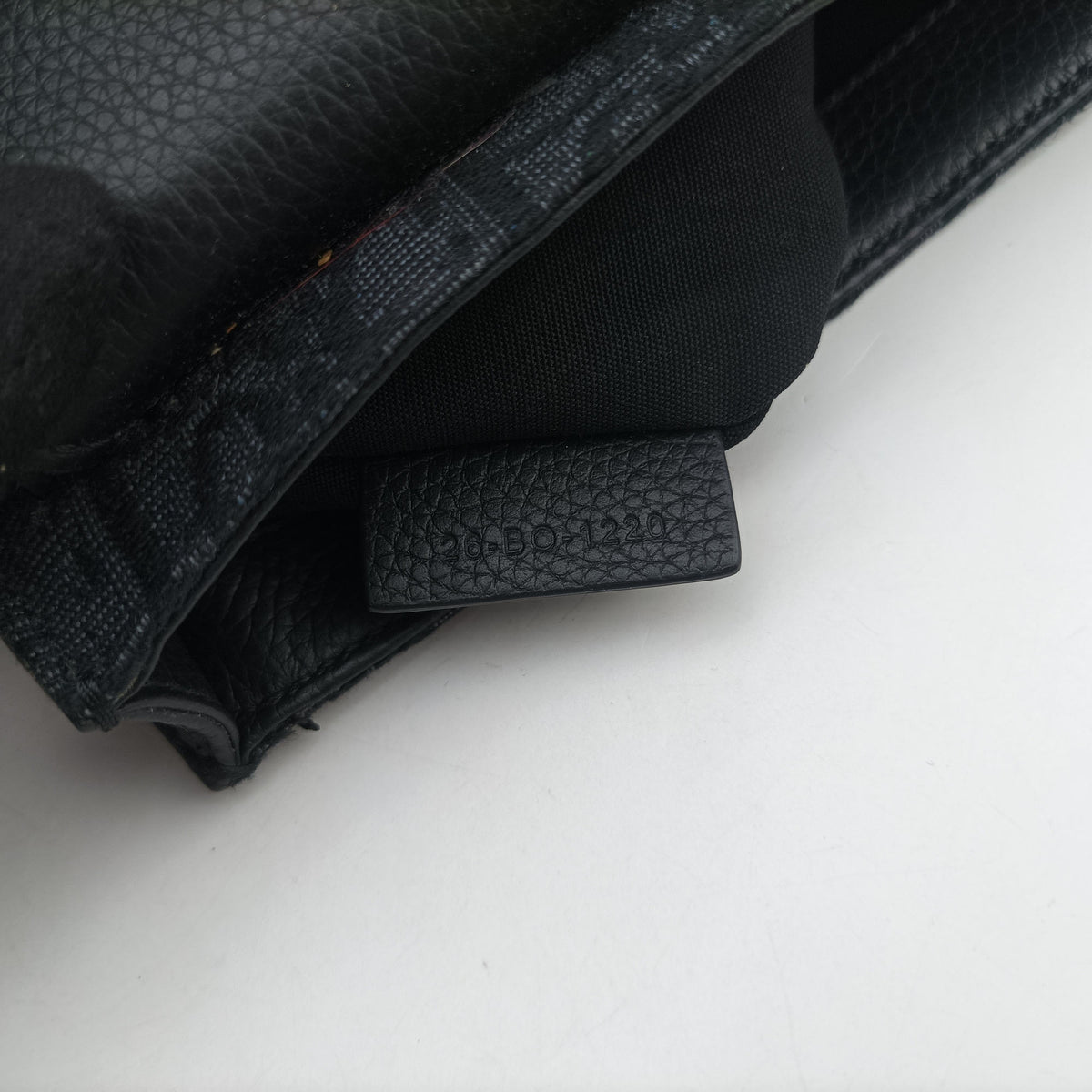 Pre-owned Christian Dior Saddle Black Jacquard  bum bag/waist bag | stylenewstar